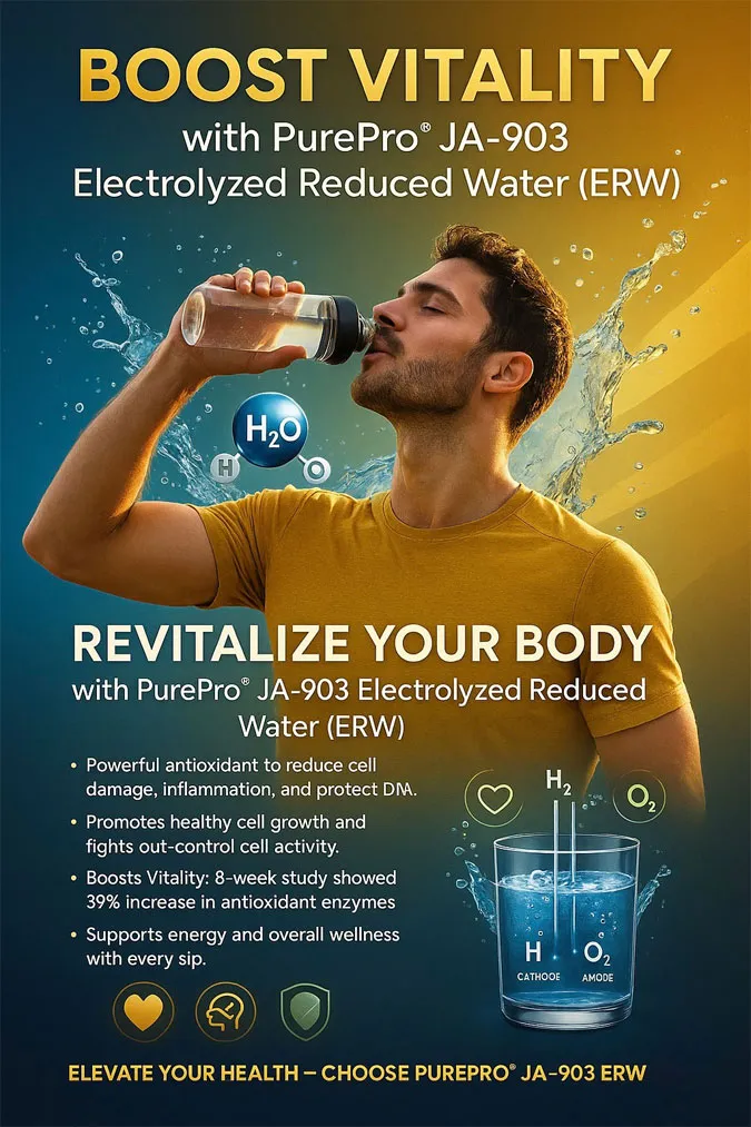 Electrolyzed Reduced Water (ERW) | Okrepite vitalnost in revitalizirajte telo
